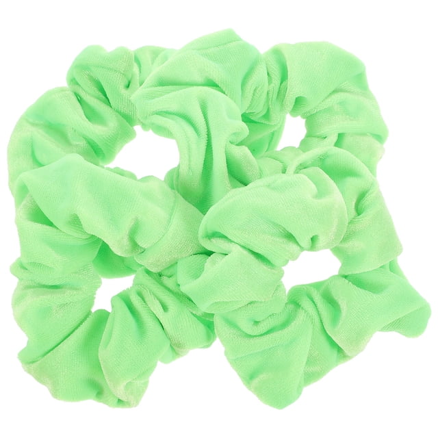 4 Pcs Chouchous Élastiques pour Cheveux, Attaches Fluorescentes pour Femmes Filles