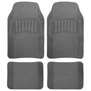 Remington Best Fashion Carpet Floor Mat Set, Grey, 4pc