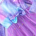 thumbnail image 6 of KaLI_Store Toddler Princess Dress Long Sleeve Fall Christmas Party Dress Purple,Size 2-3 T, 6 of 7