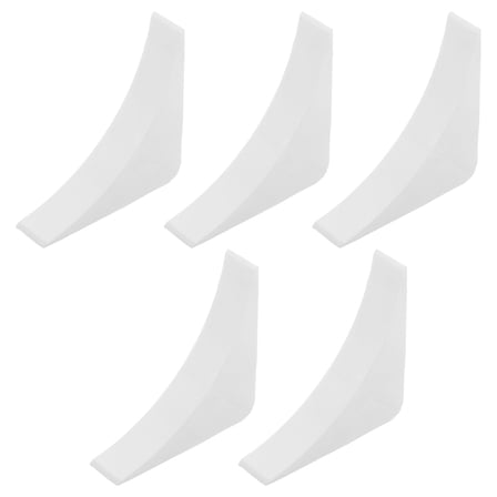 TABLZONE 5-Pack Slide-Out Stabilizer Brackets for RV, White Plastic Corner Legs, Compact and Design