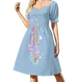 thumbnail image 4 of Mondrian Minimalista De Estilo Arte Moderno? Vestido de manga corta Epitomegirl Vestido de verano Vestido de diario Verano Mujer, 4 of 8