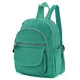 thumbnail image 2 of Spencer Women's Nylon Mini Casual Waterproof Backpack Adjustable Straps Shoulder Bag Travel Rucksack for Hiking Outdoor "Green", 2 of 9