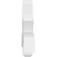 thumbnail image 3 of 48"W x 20"H x 4"D x 4"F, 10/12 Pitch, Alberta Architectural Grade PVC Gable Bracket, 3 of 8