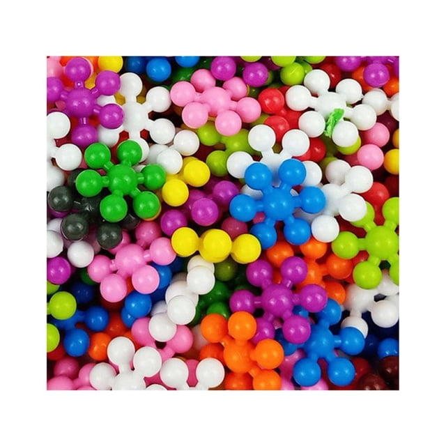60/100/200Pcs Block Toys 3D Design Three-dimensional Rotating Fun Stable Color Recognition Multicolor Plum Blossom Building Blocks Birthday Gift