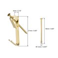 thumbnail image 2 of Unique Bargains Picture Hangers w Nails - Photo Frame Hanging Hooks Kit for Wall Mounting - Holds 10 lbs - 100 Pcs, 2 of 3