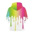 thumbnail image 2 of Xoenoiee 3D Color Drops Print Kids Zip Up Hoodie for Girls Boys 11-13 Years Fall Outfits Hooded Jacket with Pocket Teens Youth Athletic Hoodies Long Sleeve Casual Coat Top, 2 of 7