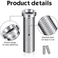 thumbnail image 3 of 4Pcs Sink Basket Screws 45mm Stainless Steel Drain Screws Fixing Accessories Sink Bolt Screws Sink Basket Strainer Plug Screws for Kitchen Wash Basin, 3 of 5