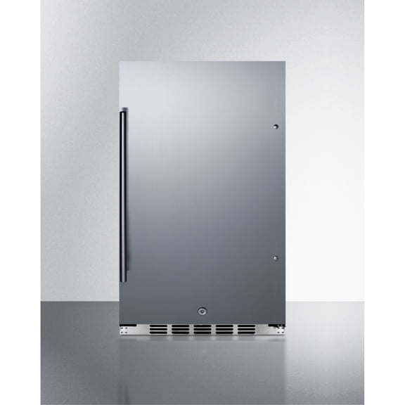 19" wide shallow depth built-in undercounter all-refrigerator