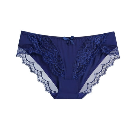 

3PCK Womens Panties Underwear Cotton Bikini Lace Soft Hipster Panty Stretch Sexy Briefs Seamless Underwear For Women