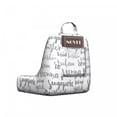 thumbnail image 2 of Calligraphy Reading Pillow Cover, Names of Cities in World Amsterdam New York Beijing London Vienna Madrid, Unstuffed Printed Bed Rest Case from Soft Fabric, Small, Grey and White, by Ambesonne, 2 of 4