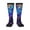 3 Black, variant on Xecao Magic Colorful Forest Leaves Print Compression Socks for Both Men And Women for Running, Travel, Flight, Nurse