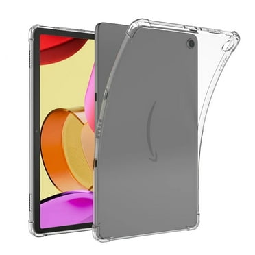 Dteck Clear Case for Fire Max 11 Tablet, Slim Soft TPU Lightweight Transparent Back Cover with Shockproof Four Corners Protective Fire Max 11 Case