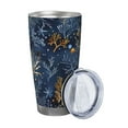 thumbnail image 2 of Gaeub Mystical Underwater Coral Scene Print 20-Ounce Stainless Steel Car Cup,Tumblers Cups with Lids and Straw,Coffee Cups for Adults Kids Home Car Office School Travel Party-Straw Three-piece Set, 2 of 8