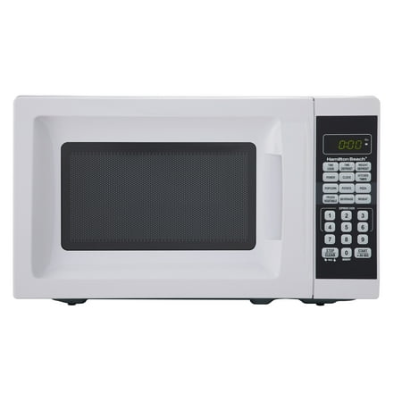 Hamilton Beach 0.7 Cu. Ft. White Microwave Oven (Best Rated Countertop Microwave Ovens)
