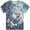 11#Light Blue350, variant on Lullu Girls Tiger Print Short Sleeve T-Shirt Soft Crew Neck T Shirt Summer Top, Sizes 1-13