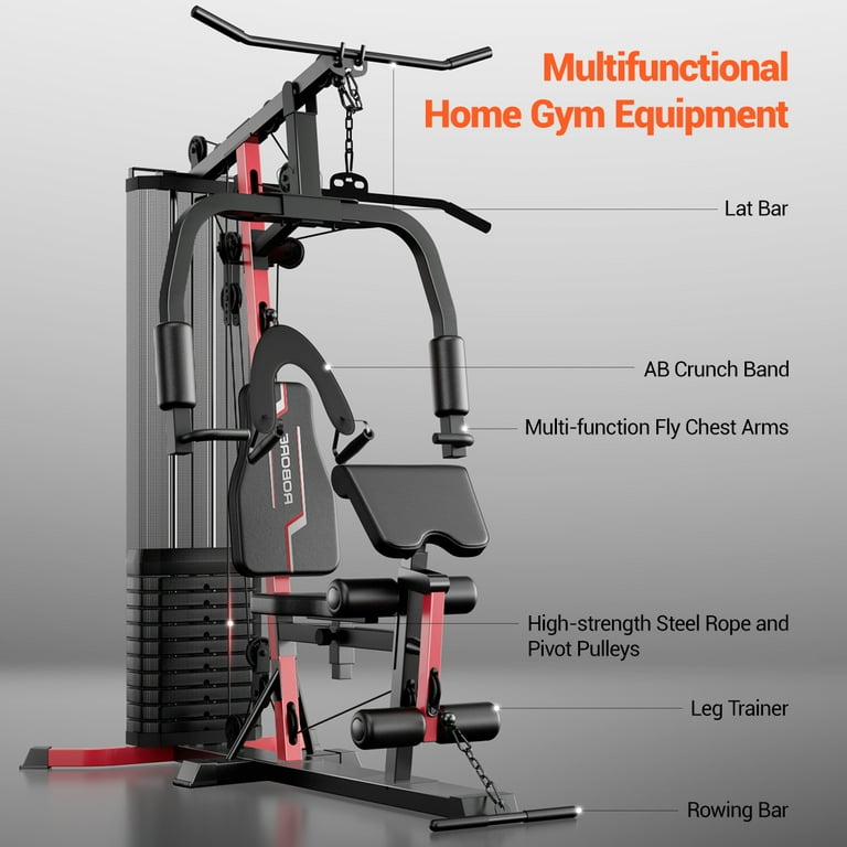 ROBORE Multifunctional Home Gym System - All-in-One Workout
