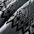 thumbnail image 6 of Iyufng Mens Sweaters and Pullovers Fair Isle Geometric Pattern Winter Knit Tops, 6 of 9
