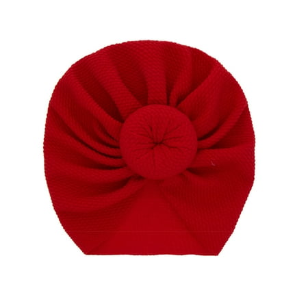 

Relanfenk Baby Hats Boy Girl Solid Knotted Beanie Headwear Cap Hat