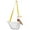 White, variant on MasteelfCA 1pc Cartoon Simulation Adorable Duck Single-Shouder Bag Plush Backpack (White)
