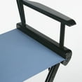 thumbnail image 5 of Telescope Casual World Famous Bar Height Director Chair With White Finish and Natural Fabric, 5 of 5