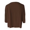 thumbnail image 6 of RMGVDSD Women's Cropped T Shirts Summer Short Sleeve Round Neck Crop Tops Casual Solid Color Basic Tees Streetwear Tshirts, 6 of 7