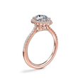 thumbnail image 3 of 1.00 Ct Brilliant Oval Cut Natural Diamond Solitaire Engagement Ring for Ladies in 18K Rose Gold Size 6.5 (F-G/VS1) by Diamond-Capitals, 3 of 8