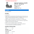 thumbnail image 2 of Right Outer Tie Rod End - Compatible with 1994 - 1998 Saab 900 1995 1996 1997, 2 of 2