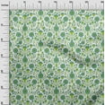 thumbnail image 3 of oneOone Cotton Cambric Green Fabric Florals Sewing Material Print Fabric By The Yard 56 Inch Wide, 3 of 4