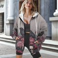 thumbnail image 2 of Yuyamidu Ravens Hoodie Womens Zip Up Hoodies Oversized Sweatshirts Fall Outfits Fashion Crewneck Women's Casual Oversized Loose Fit Pullover Sweatshirts M, 2 of 8