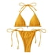 thumbnail image 2 of Traje de baño para mujer, traje de baño de dos piezas con tirantes de cuello y abertura en tres puntos, trajes de baño para mujer, conjuntos de bikini para mujer, trajes de baño de bikini para mujer, 2 of 7