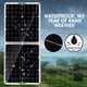 thumbnail image 2 of 50W 18V 9V 5V Dispositivo de salida USB dual plegable Panel solar impermeable portátil JShteea El nuevo, 2 of 5