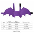 thumbnail image 3 of Bat Wing for Dog for Cat Halloween Cosplay Mysterious Bat Costume Easy to Wear, 3 of 14