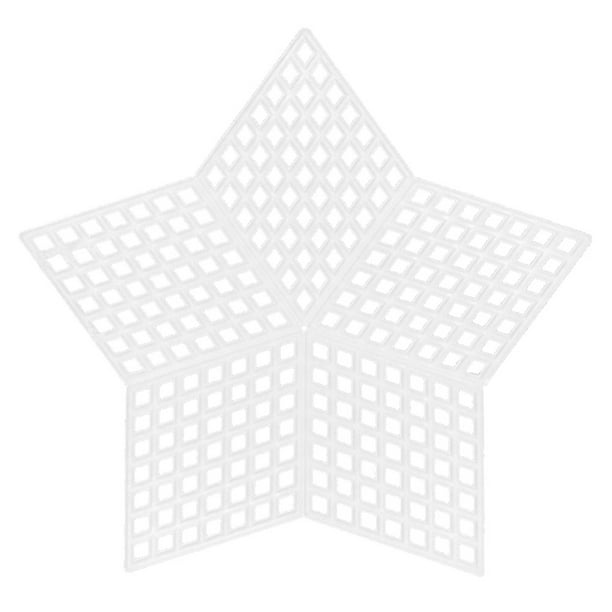 Juego de 10 láminas de malla de plástico para coser bolsas de lona de plástico, juego de láminas de malla de plástico