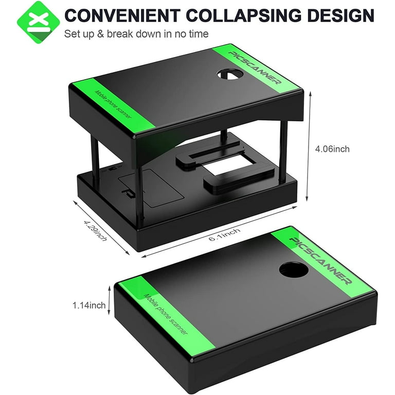 Mobile Film Scanner Scan & Save Old 35mm Films & Slides With your Smartphone Camera