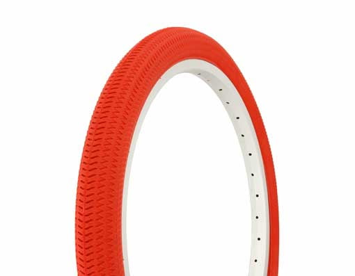 DURO 20X1.95 BMX BICYCLE TIRES RED 2 TWO