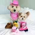 thumbnail image 3 of Haute Diggity Dog Cowboy Hat Plush Dog Toy with Squeaker and Mesh Lining, Machine-Washable, Durable, Brown, Medium/Large Dogs, 3 of 8
