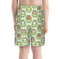 thumbnail image 3 of Cauagu Cute Chubby Frog Print Swim Trunks for Men,Youth Boys Swim Shorts Compression Liner Beach Shorts Boys' Swimming Shorts 7-20 Years Bathing Suit-Small, 3 of 7