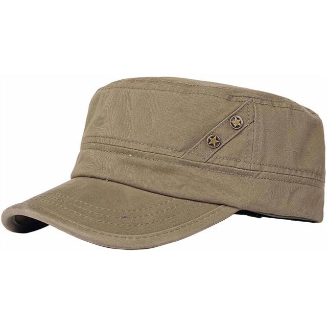 Huggegwe Casquette Plate pour Hommes Casquette Décontractée Casquette Plate à Visière Réglable Casquette Plate Anti-Soleil Casquette Plate d'Été pour Sports Extérieurs CJB91-127206