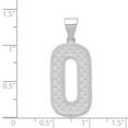 thumbnail image 4 of Sterling Silver Letter O Initial Pendant Charm, 4 of 4