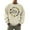 Beige, variant on Men And Women Kwanzaa Fall Fashion Hoodless Pullover Sweatshirt Holiday Logo Print Top Casual Fall Pullover Long Sleeve Crewneck Loose Tops