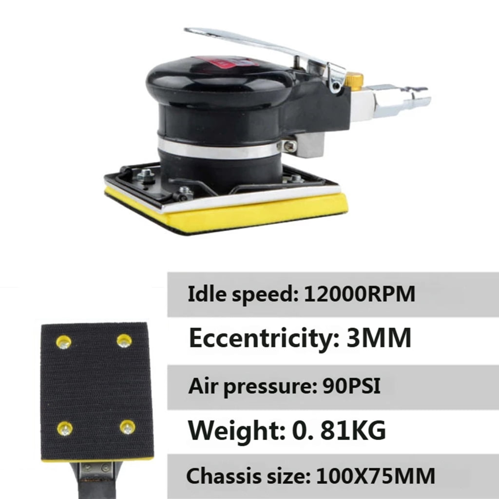 Pneumatic Orbital Sander Machine For Auto Body Repair And Furniture Refinishing