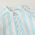 thumbnail image 4 of GYRATEDREAM 2-10T Girls One Piece Rashguard Swimsuit Long Sleeve Zip Up Stripe Bathing Suit, 4 of 10
