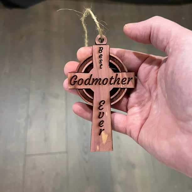 Best Friend Ever Celtic Cross - Cedar Ornament Best Friend Ever Celtic Cross - Cedar Ornament