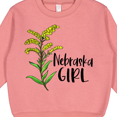 thumbnail image 3 of Inktastic Nebraska Girl Goldenrod Flower Toddler Sweatshirt, 3 of 4