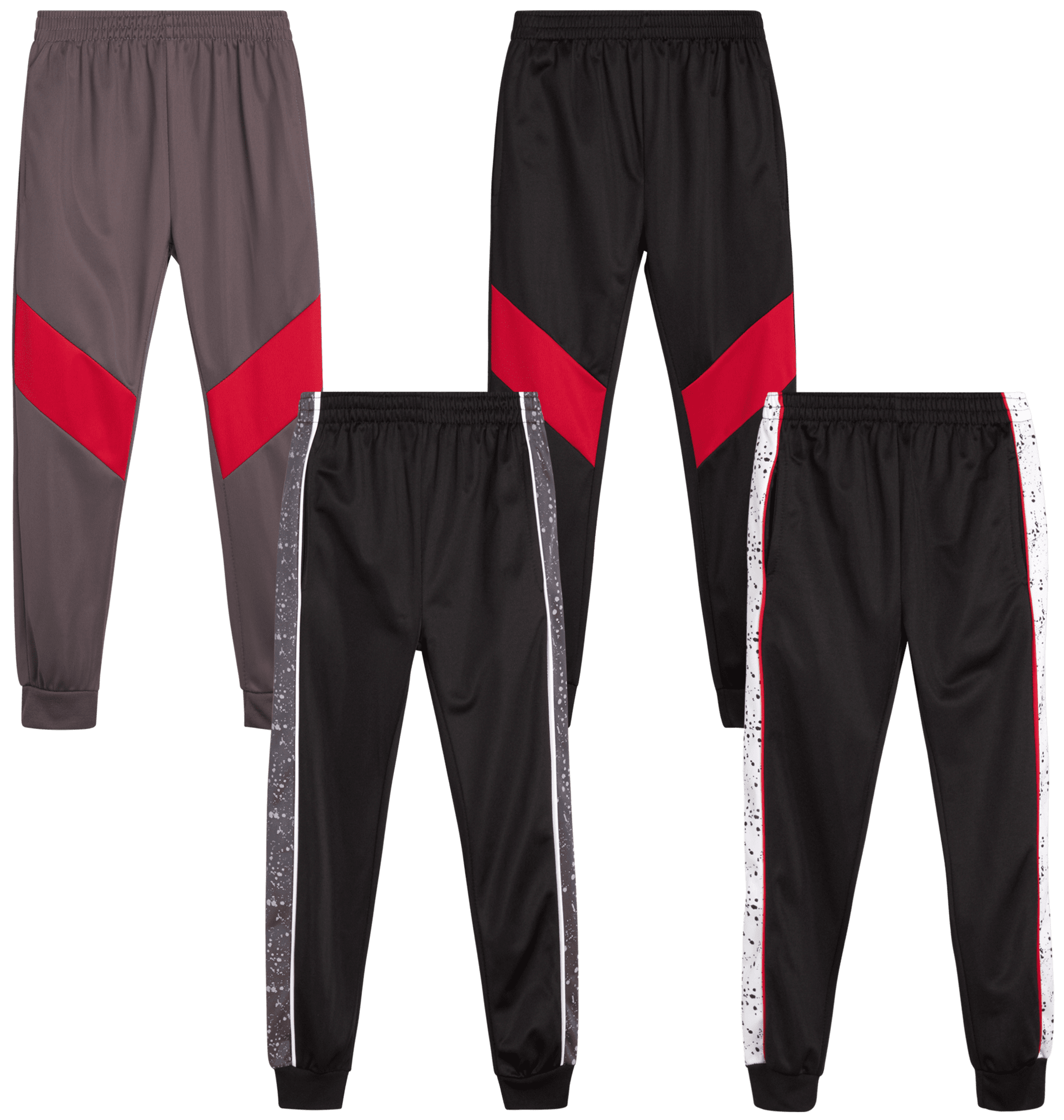 Quad Seven Boys' Activewear Set Short Sleeve T-Shirt and Jogger Sweatpants 