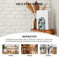 thumbnail image 7 of Pofeuu Butterflys Print Large Bookend Hold Heavy Books- Wood Bookends for Heavy Books Heavy Duty Book Ends Wood Bookends for Office Desk Non-Skid, 7 of 7