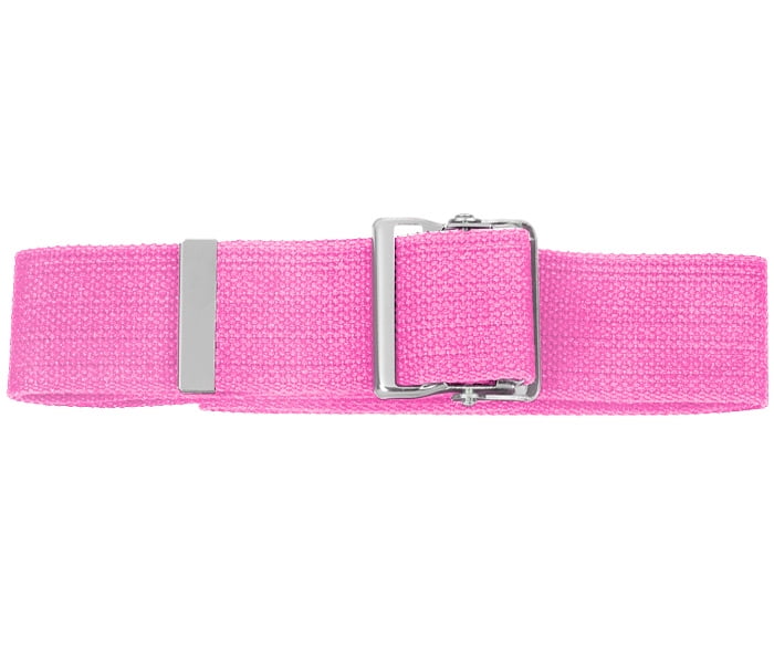 Prestige Medical Cotton Gait Belt with Metal Buckle, Hot Pink Walmart