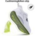 thumbnail image 5 of MAYKX Wide Toe Box Shoes Women Arch Support Walking Sneakers Slip On Orthotic Shoes for Plantar Fasciitis Comfortable Tennis Sneakers Size 6-11, 5 of 6