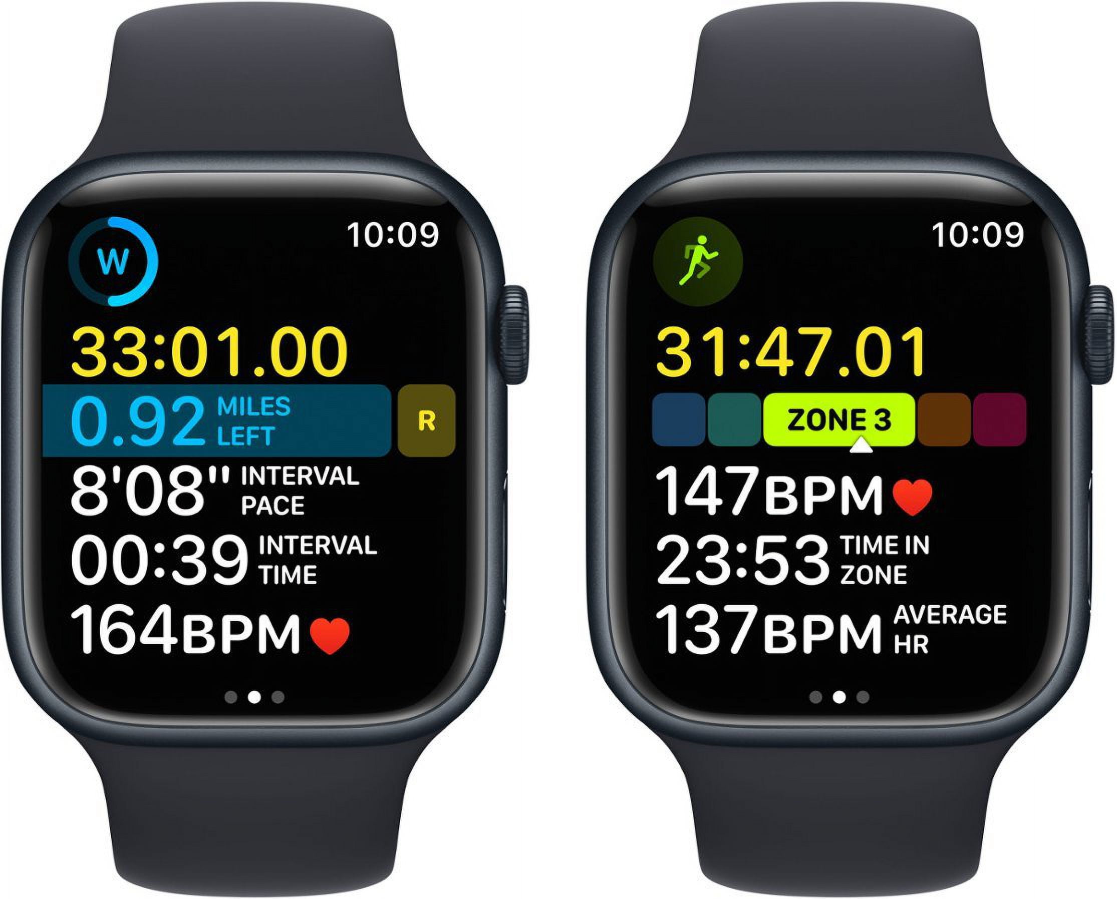 Restored Apple Watch Series 8 (GPS, 41mm) - Graphite Stainless Steel Case - Midnight Sport Band (Refurbished)