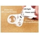 thumbnail image 3 of Jewelers Magnifier Led Double-Multiple Magnifying Microscope 30X 60X Chrome-Plated Metal For Coins And Stamps Appraisal 2Pcs, 3 of 3